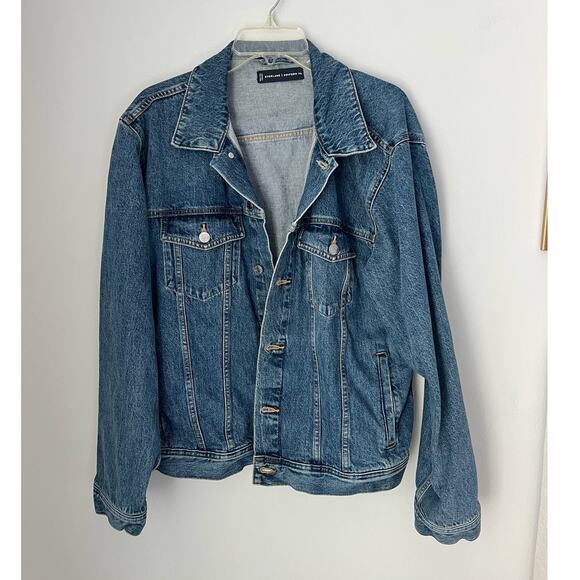Everlane The Denim Jacket Uniform Classic Blue Casual Trucker Mens Size XXL - Picture 3 of 14